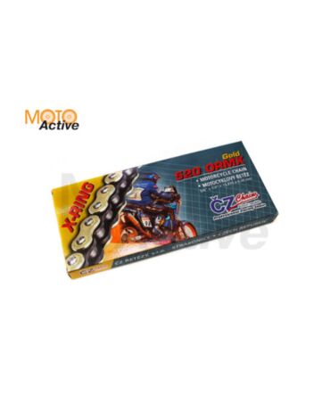 Цепь привода CZ Chains 520 ORMX Gold - 120 (Active Ring)