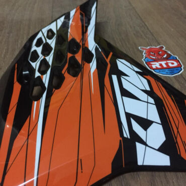  4620805400030B - Боковины радиатора KTM SX65 2009 2015 (с графикой) - миниатюра 3
