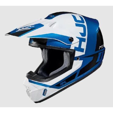 Мотошлем кроссовый HJC CS MX II CREED MC2 синий белый L - миниатюра 1