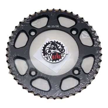 Звзда задняя черная (46 зубов) KTM 65SX 25- / Husqvarna TC65 25- / GasGas MC65 25- - миниатюра 6
