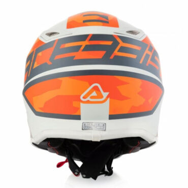 Acerbis Шлем детский IMPACT STEEL JUNIOR Orange Grey - миниатюра 5