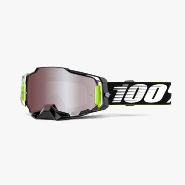 Очки для мотокросса 100% ARMEGA Racr Hiper Silver Mirror Lens с зеркальной линзой Hiper - миниатюра 6