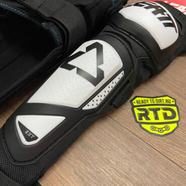 Наколенники Leatt Knee & Shin Guard EXT White Black - миниатюра 7