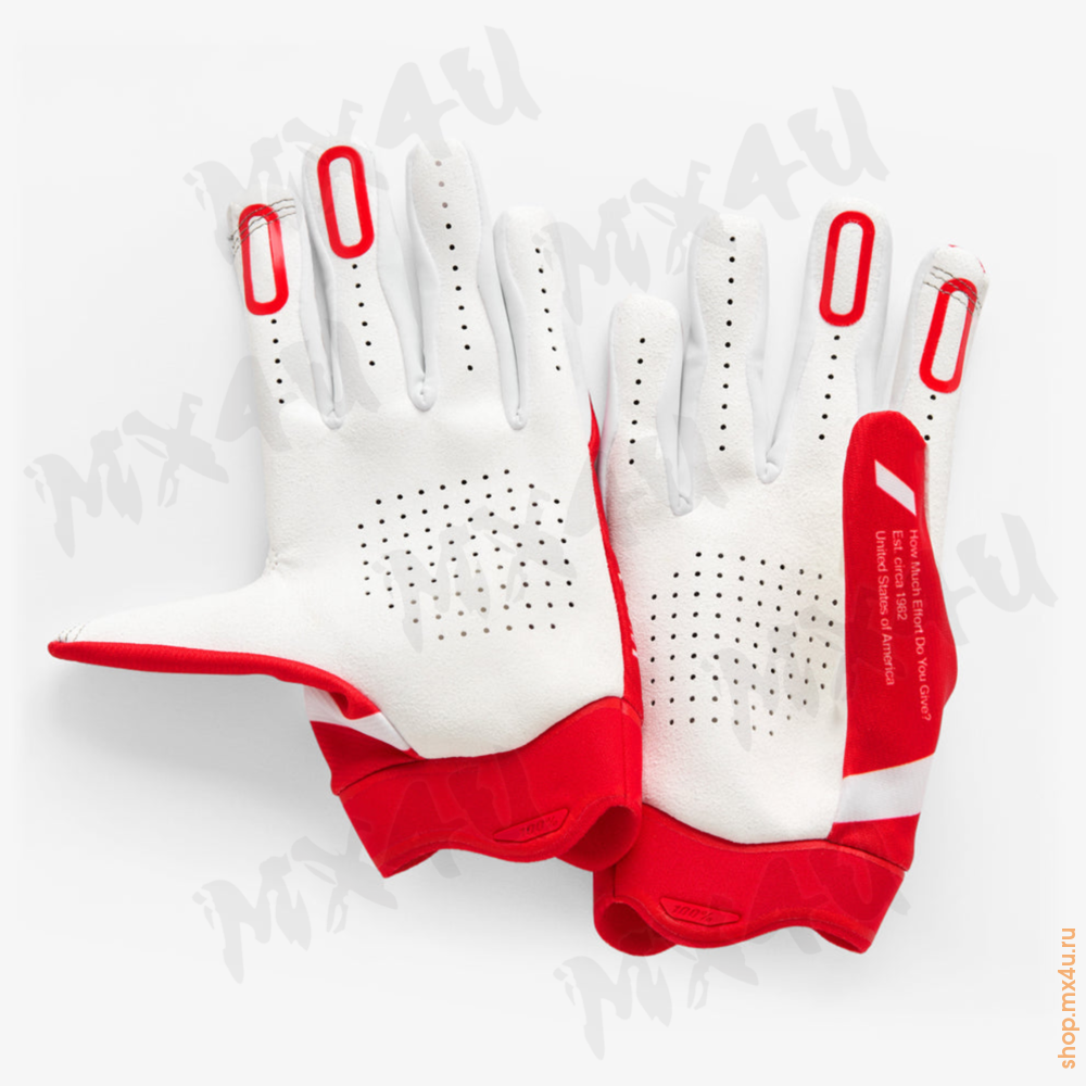 Мотоперчатки ITrack Glove Red 2026 - фото 5