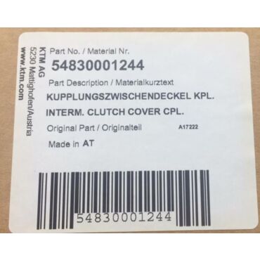 KTM крышка сцепления ( INSIDE) 250 300 EXC 02 16 ( 54830001244 / 54830001044 ) - миниатюра 5
