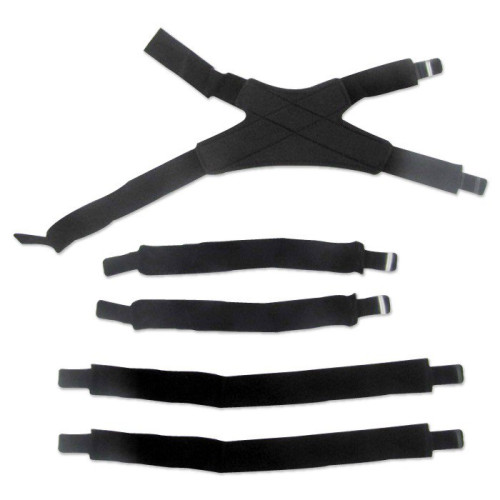 Стрепы Leatt X Frame Strap Kit Pair (Black, L XXL, 2021 (4018663061)) - фото 1