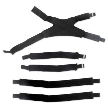 Стрепы Leatt X Frame Strap Kit Pair (Black, L XXL, 2021 (4018663061)) - миниатюра 1