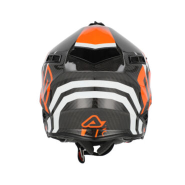 Acerbis Шлем Steel Carbon 22 06 Black Orange - миниатюра 12