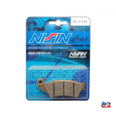 NISSIN 2P 225GS колодки тормозные перед XRV750 RD07 / A (93 03) /  XL600 97 00 / XL650 01 06 / XR250 96- / XR400 XR650L // M 20550 - миниатюра 4