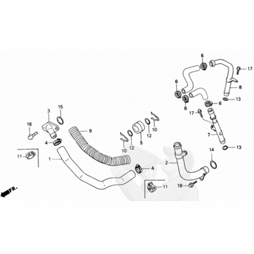 HONDA O ring уплотнительное кольцо 28мм XRV750 ( 91316MN8000 ) - миниатюра 3