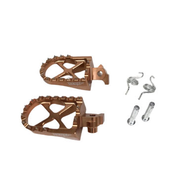 Подножки алюминиевые Apollo AM RACING gold - миниатюра 1
