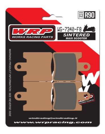 Тормозные колодки WRP WG 7340 F8 (LMP340 SM / FDB2085 / FA423)