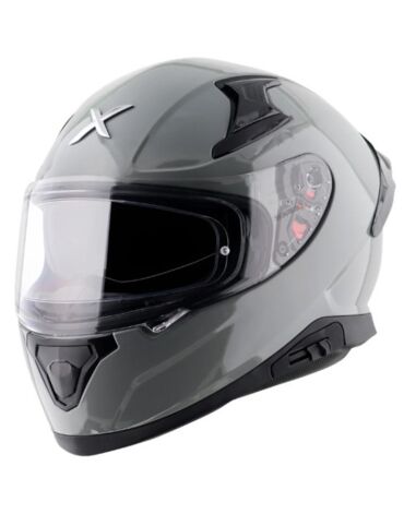 Шлем дорожный AXOR APEX SOLID E, grey gloss (M, Взрослая  Дорожная)