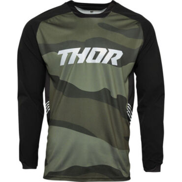 Джерси для мотокросса Thor Terrain хаки S - миниатюра 1