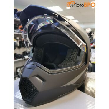 Шлем детский мотард AiM JK802Y Black Matt - миниатюра 10