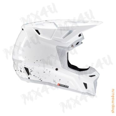 Кроссовый шлем 8.5 V25 - Белый - миниатюра 5
