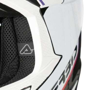 Acerbis Шлем T711 White Black - миниатюра 11