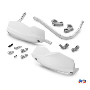KTM защита рук алюминиевая ( руль 28 mm ) ( белый ) 790 890 Adv 19-> ( 63502979000AB = 63502979020 + 76502979144 + 76502979050AB ) - миниатюра 4