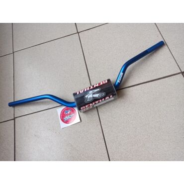 Renthal 609 01 BU Fatbar Rc High Blue - Руль  Синий - миниатюра 2