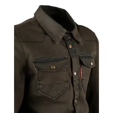 Моторубашка EF56 FIGHTER EVO CORDURA DENIM Хаки - миниатюра 5