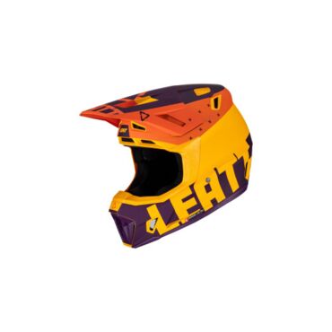 Leatt Шлем кроссовый Kit Moto 7.5 V23 Indigo - миниатюра 5