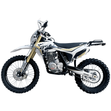 Эндуро / кроссовый мотоцикл BSE Z3 21 18 Gold White (125) - миниатюра 1