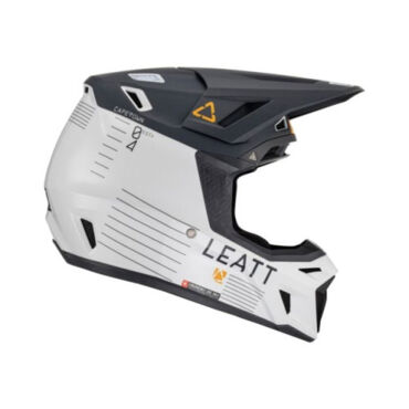 Leatt Кроссовый шлем 8.5 V23 Metallic Черно белый - миниатюра 7