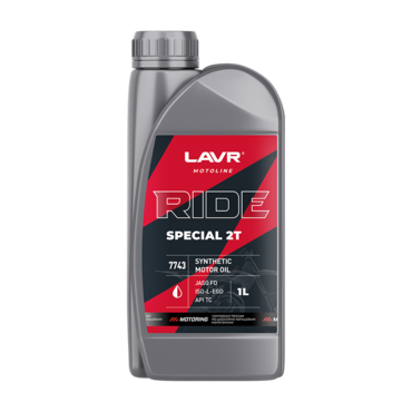 LAVR Моторное масло MOTO Ride Special 2T FD 1л ( Ln7743 ) - миниатюра 1