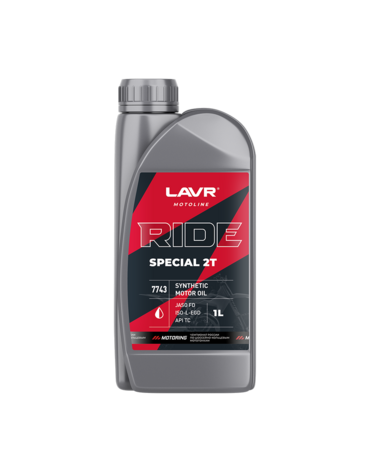 LAVR Моторное масло MOTO Ride Special 2T FD 1л ( Ln7743 )