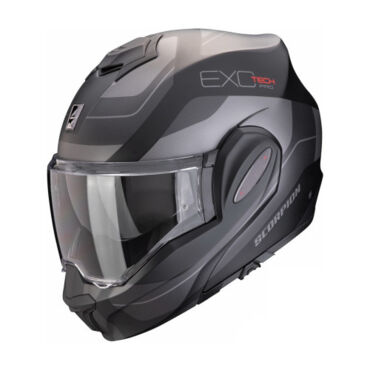 Scorpion Exo Мотошлем Exo Tech Evo Pro Commuta Черный Матовый Серебристый - миниатюра 3