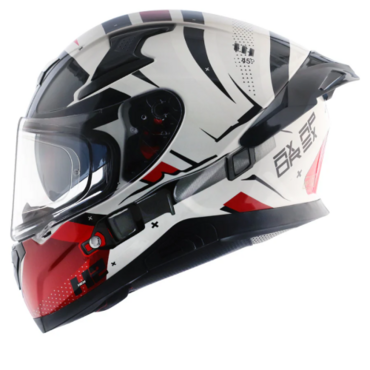 Шлем дорожный AXOR APEX HEX 2, white red (S, Взрослая  Дорожная) - миниатюра 5