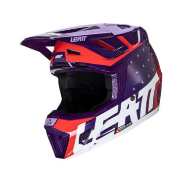 Leatt Шлем кроссовый Moto 7.5 V24 SunDown - миниатюра 9
