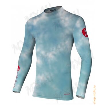 Компрессионная джерси ZERO ETHIKA COMPRESSION VAPOR - Голубая - миниатюра 1
