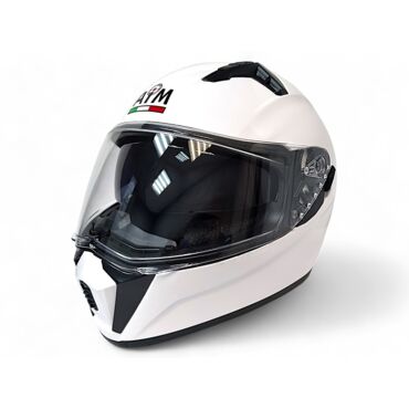 Шлем AiM JK320 White Glossy - миниатюра 5