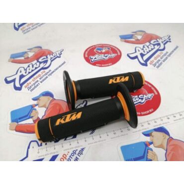 KTM грипсы двухкомпонентные с закрытыми торцами SX EXC 99 17 / 690 R 07 22 ( 63002021100 / 63002021000) - миниатюра 2