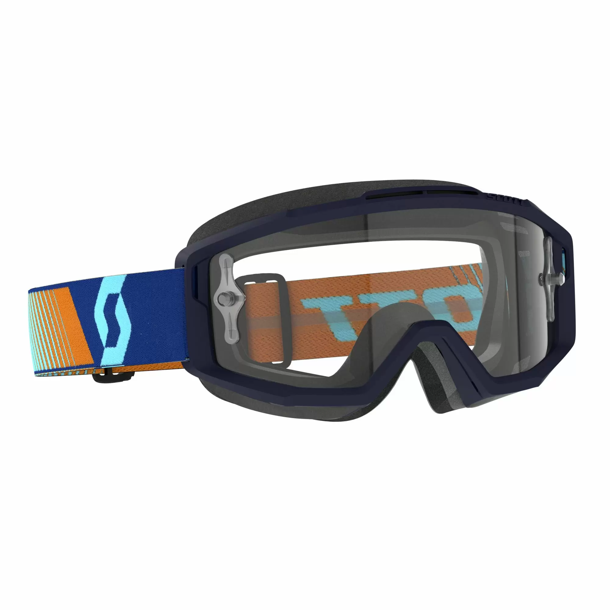 Scott Очки Split OTG royal blue orange clear works - фото 3