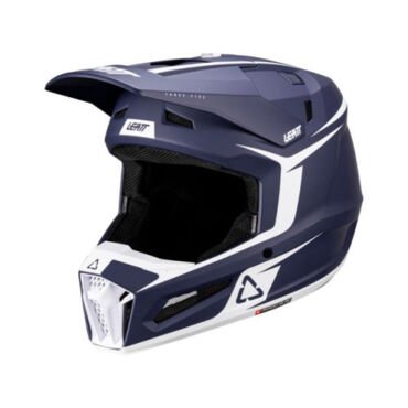 Leatt Шлем кроссовый 3.5 V26 Blue + очки Vizion 3.5 - миниатюра 8
