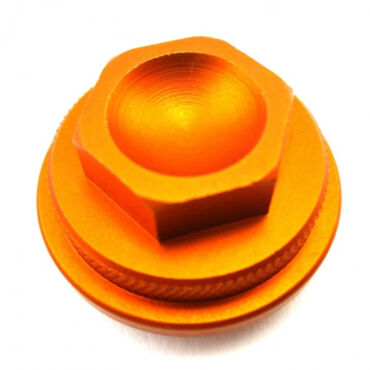 Крышка доступа к клапанам CNC YX110 / 125 - желтая - миниатюра 1