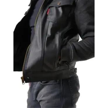 Мотокуртка EF56 RACER CORDURA DENIM комбинированная чёрная - миниатюра 5