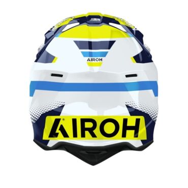 Airoh Шлем Wraaap Vision Yellow Blue Gloss - миниатюра 3
