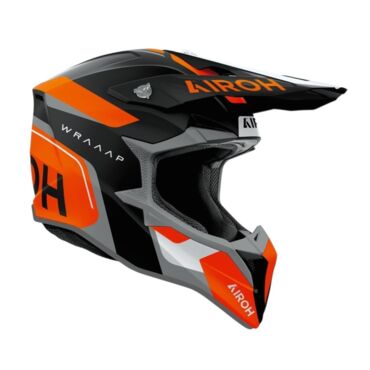 Airoh Шлем Wraaap Conquer Orange Matt - миниатюра 2