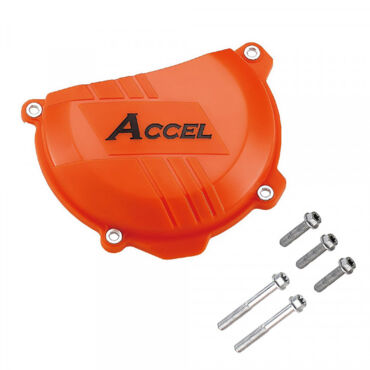 Пластиковая защита крышки сцепления ACCEL KTM SX f 250 13 15 SX f 350 11 15 EXC 350 12 16 Оранжевый - миниатюра 1