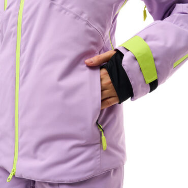 Dragonfly Куртка горнолыжная утепленная Gravity Woman 2025 Purple Lime - миниатюра 19