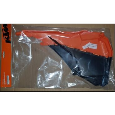 KTM крышка короба воздушного фильтра (левая)  EXC 14 (WITH DECAL) (7770600300004D) - миниатюра 2