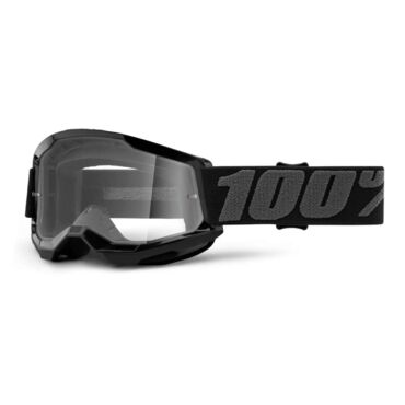 Очки детские 100% Strata Mini Black / Clear Lens - миниатюра 1