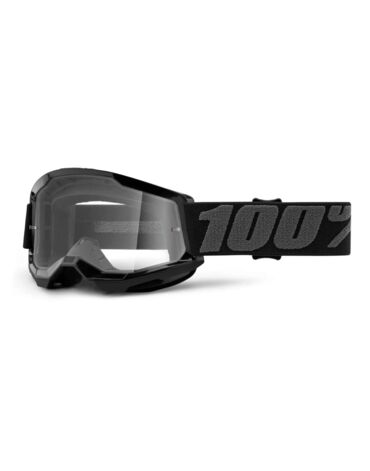 Очки детские 100% Strata Mini Black / Clear Lens