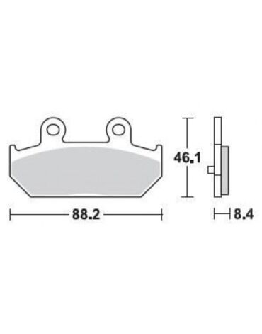 Колодки 690SM1, Braking