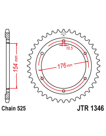 Звезда ведомая JTR1346 43
