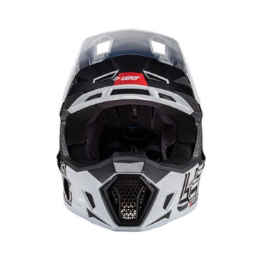 Leatt Шлем кроссовый Moto 7.5 V24 Черно белый - миниатюра 8