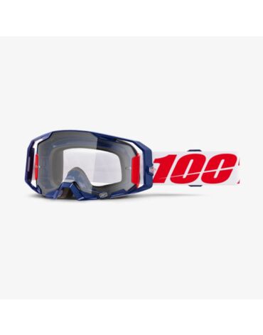 Очки для мотокросса 100% ARMATIC Mach Z с прозрачной линзой 